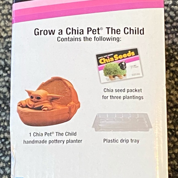 Star Wars CHIA PET Mandalorian Child Watch It Grow - Picture 2 of 5